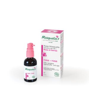MOSQUETAS-rosa+ rosa Olio vergine di rosa mosqueta bio