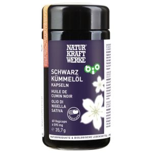 NATURKRAFTWERKE- Olio di cumino nero (Nigella Sativa) 120  vegicaps
